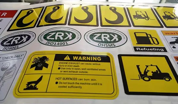 safety caution labels and stickers manufacturer in india