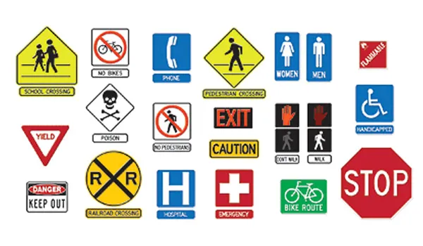 safety and caution labels and stickers