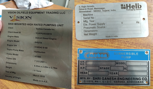 ss lables manufacturer in india